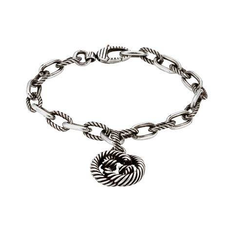 gucci interlocking g bracelet|interlocking g silver groumette bracelet.